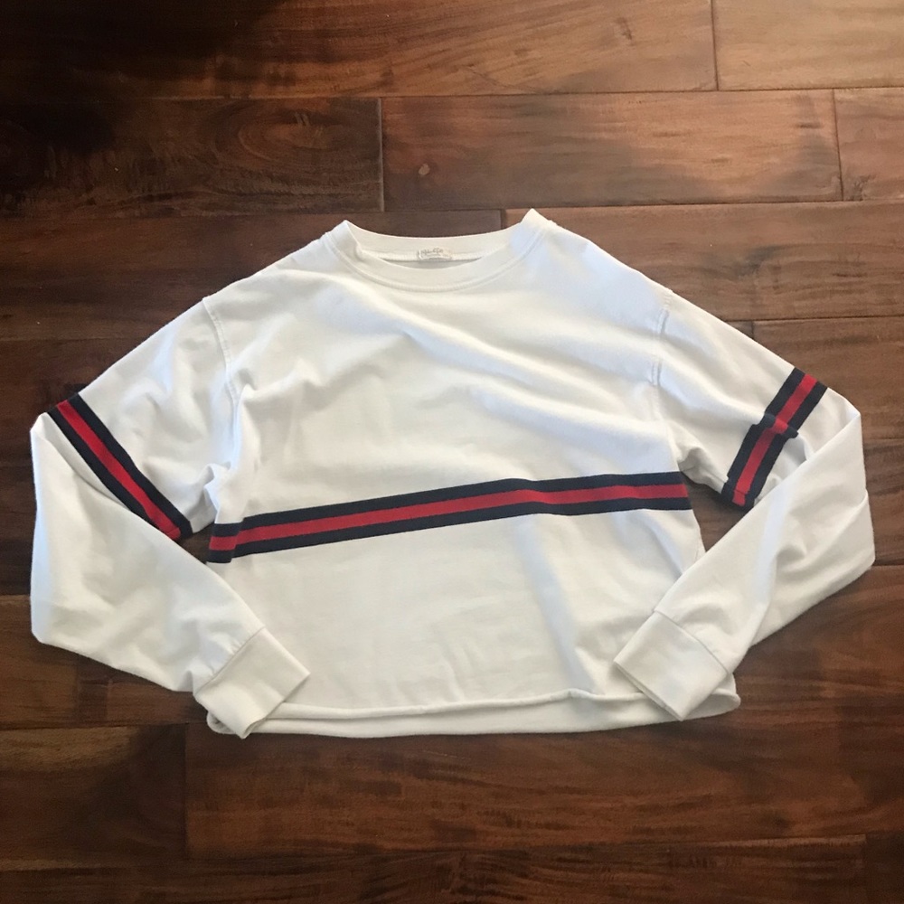 brandy melville soft long sleeve striped shirt 💓